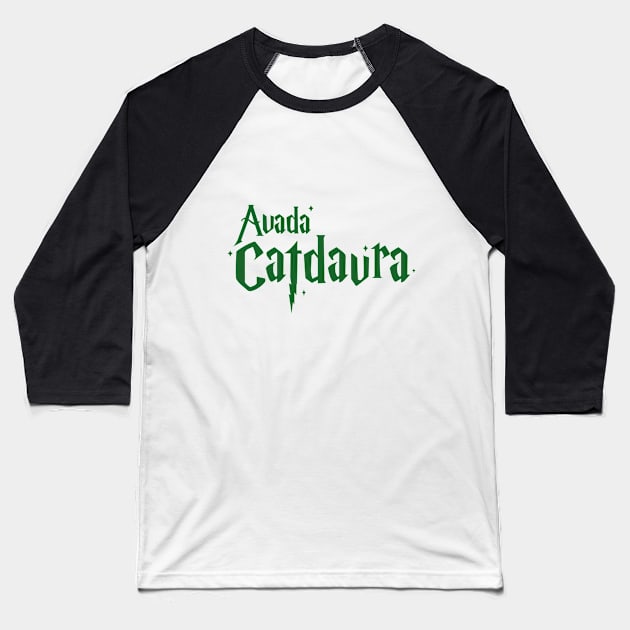 Avada Catdavra Baseball T-Shirt by Cinestore Merch